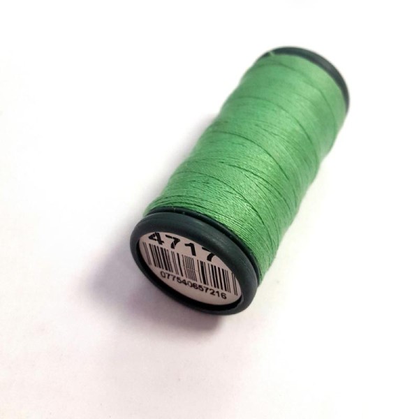 Fil a coudre tous textiles - vert 4717 - 100m - polyester - dmc - sachet 419 - Photo n°1