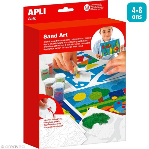 Kit créatif carte de sable - Photo n°1