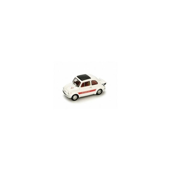 Miniature Fiat 695SS Abarth blanche 1968 - Echelle 1/43 -  Brumm 463 - Photo n°1