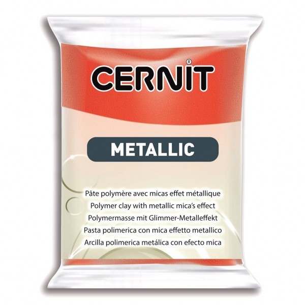 1 pain 56g pate Cernit Metallic Cuivre - Photo n°1