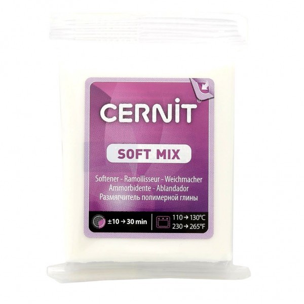 1 pain 56g pate Cernit Soft Mix - Photo n°1