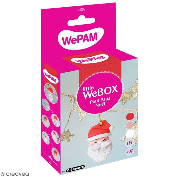 Kit porcelaine froide WePAM - Little WeBOX Père Noël - Photo n°1