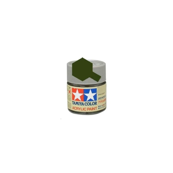 Peinture acrylique Olive terne JGSDF mat, Pot 10 ml - Tamiya 81774 - XF74 - Photo n°1