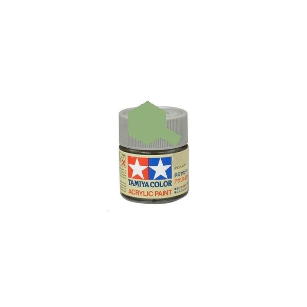 Peinture acrylique Gris vert mat, Pot 10 ml - Tamiya 81776 - XF76 - Peinture  pour maquette - Creavea