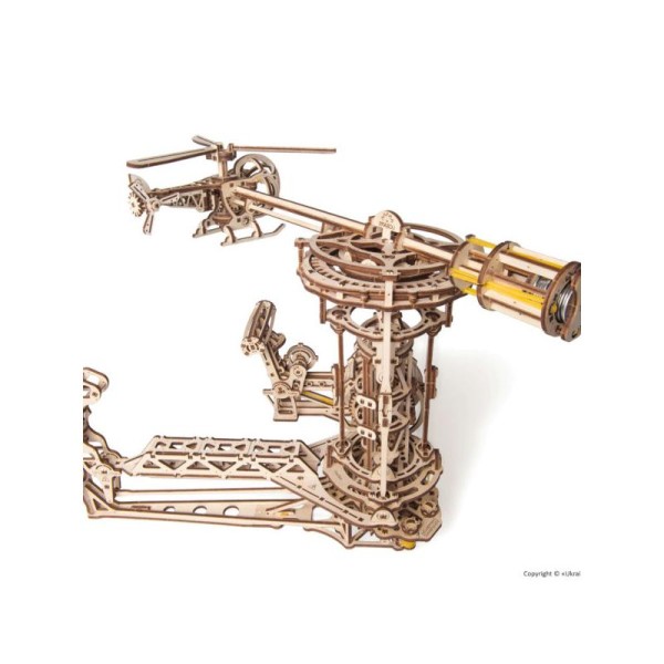 Aviator  - Puzzle 3d Mécanique en bois - Ugears France - Photo n°4