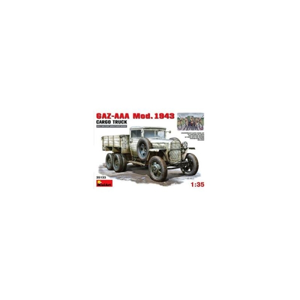 Maquette GAZ-AAA 1943 - Echelle 1/35 - Miniart - Photo n°1