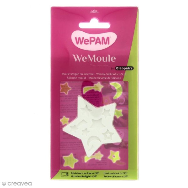 Moule silicone WePAM Multi étoiles - Photo n°1