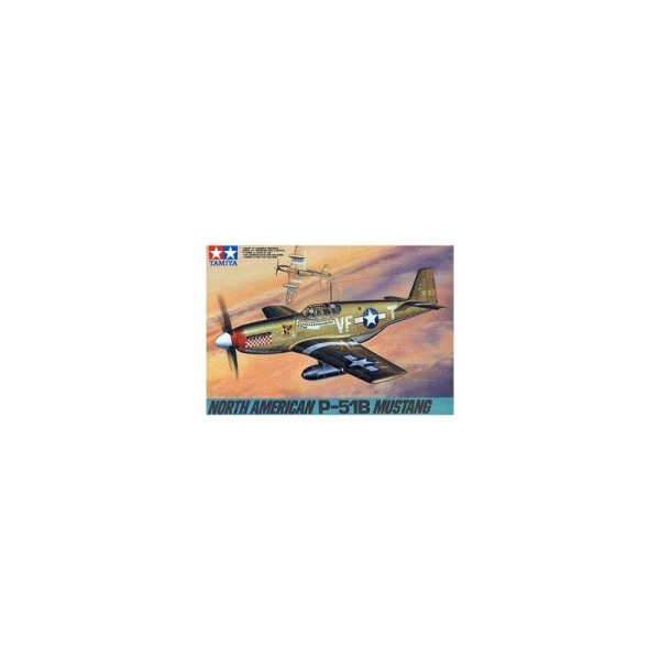 Maquette North American P-51B Mustang - Echelle 1/48 - Tamiya - Photo n°1