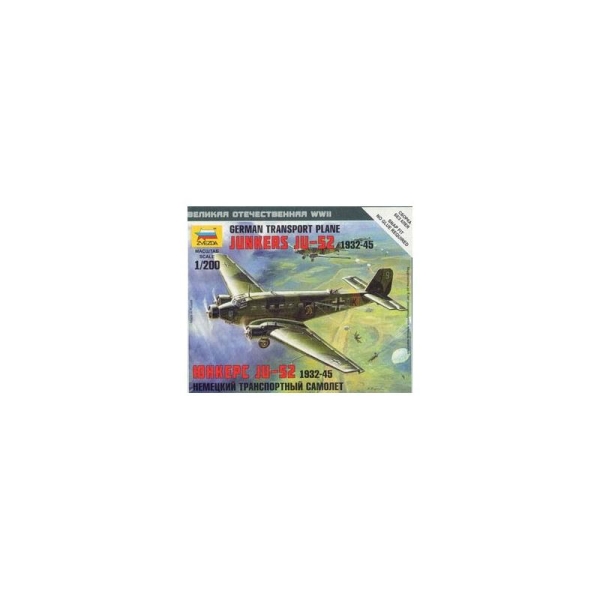 Maquette Junkers Ju-52, 2ème GM - Echelle 1/200 - Zvezda - Photo n°1