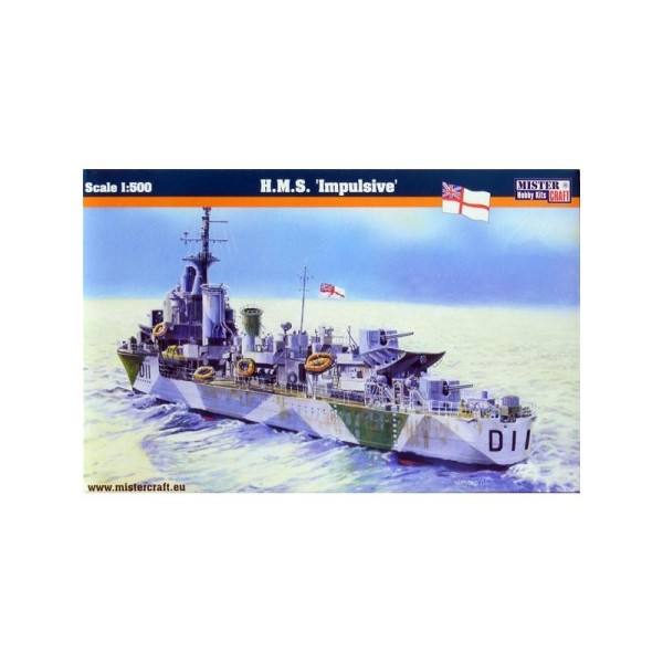 Maquette HMS Impulsive - Echelle 1/500 - Mastercraft - Mistercraft - Photo n°1