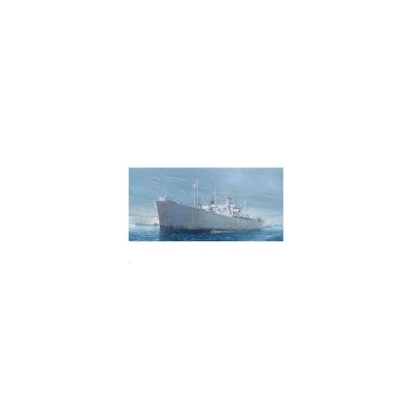 Maquette SS Jeremiah O'Brien liberty ship 2ème GM 1944 - Echelle 1/350 - Trumpeter - Photo n°1