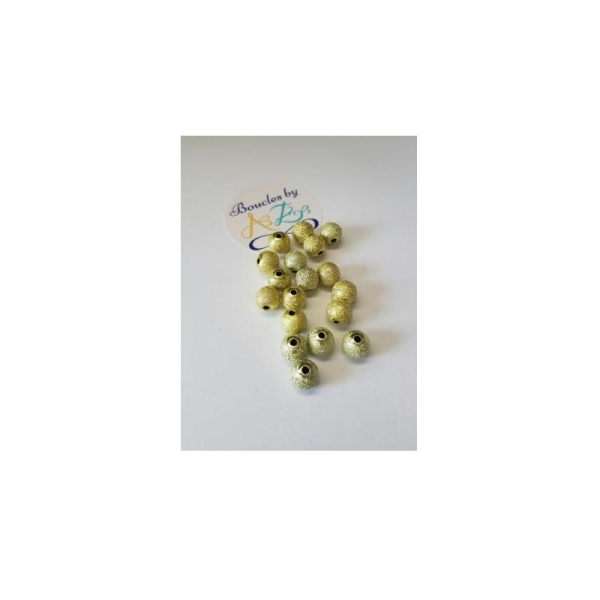 Perles scintillantes vertes 8mm x30 - Photo n°1