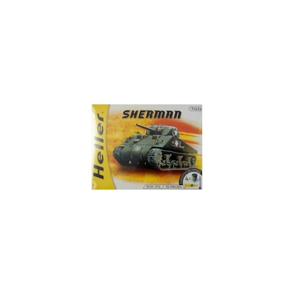 Maquette char Sherman, 2ème GM - Echelle 1/72 - Heller - Photo n°1