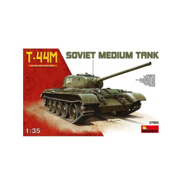 Maquette char soviétique T-44 M - Echelle 1/35 - Miniart - Photo n°1
