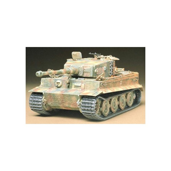 Maquette Panzerkampfwagen VI Tiger I (Sd.kfz.181) Ausf. E Late Version - Echelle 1/35 - Tamiya - Photo n°1
