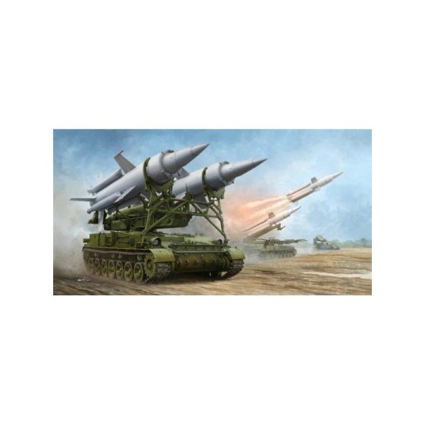 Maquette 2K11A TEL avec lance missiles 9M8M Krug-a (SA-4 Ganef) - Echelle 1/35 - Trumpeter - Photo n°1