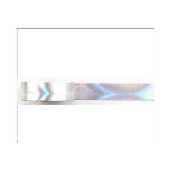 Masking tape foil argent irisé - Photo n°1