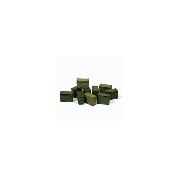 Modern 12.7mm Ammo Boxes Large - Echelle 1/35 - Add On Parts - Photo n°1