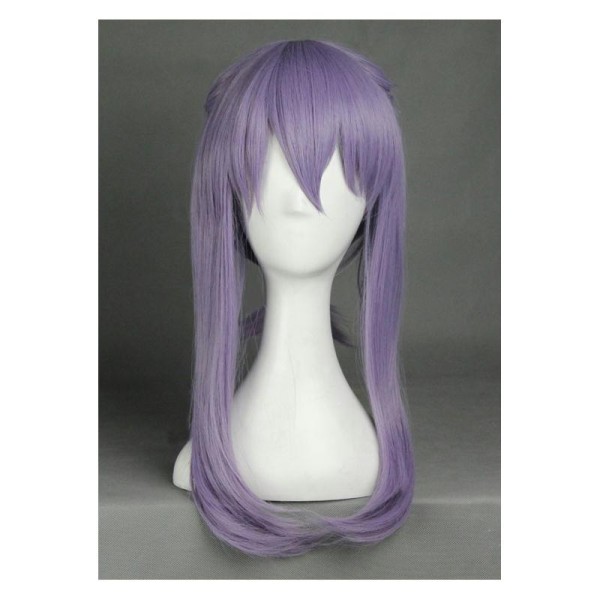 Perruque violette 40-55cm avec nates seraph of the end cosplay hiragi shinoa - Photo n°1