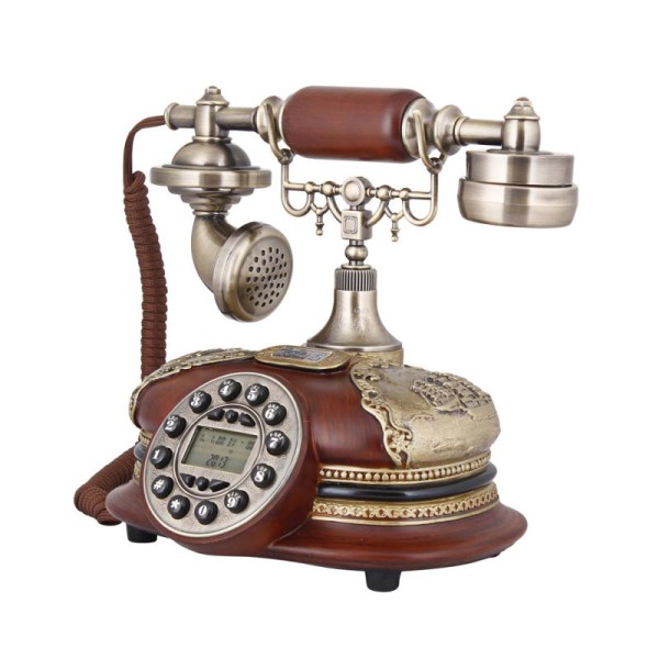 Téléphone marine victorien luxueux steampunk vintage retro - Photo n°1
