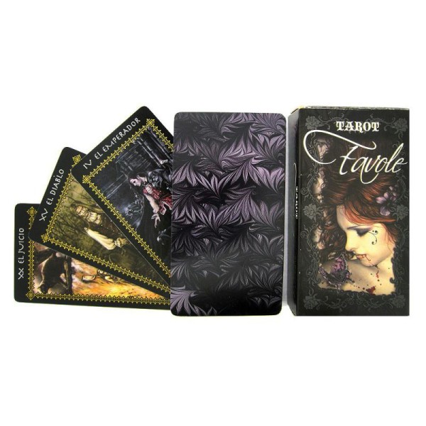 Tarot favole de victoria francès, 78 cartes, gothique romantique - Photo n°1