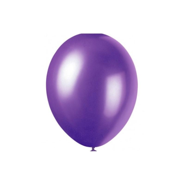 10 Ballons latex violet 30cm - Photo n°1