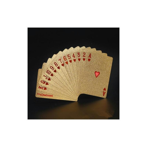 Carte A Jouer Jeux Poker Dore Euro Imperméable - Photo n°5