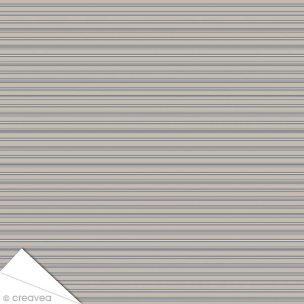Papier Artepatch Long Island - Lignes horizontales - 40 x 50 cm - Photo n°1