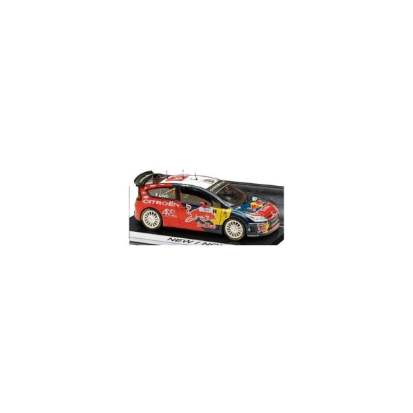 Miniature Citroen C4 WRC Loeb 1 Red Bull Tour de Corse 2008 - Echelle 1/43 - Solido - Photo n°1