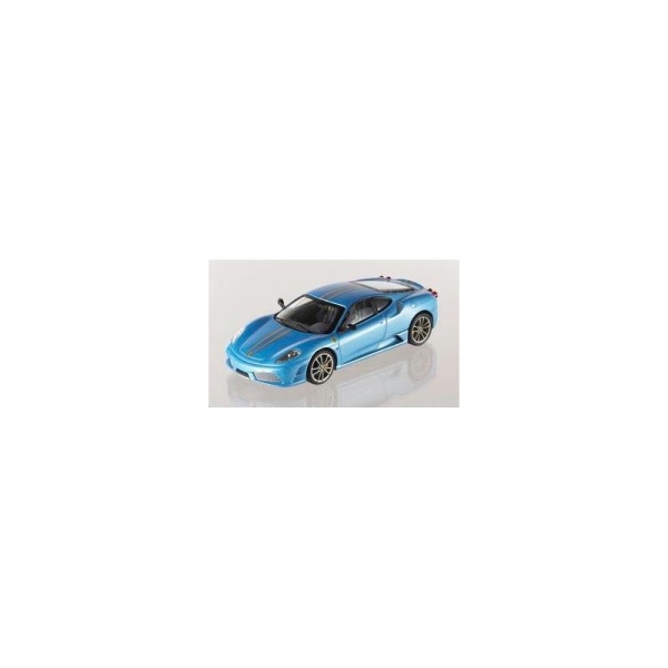 Miniature Ferrari F430 Scuderia bleu métallisé 2007 - Echelle 1/43 - Hotwheels - Photo n°1