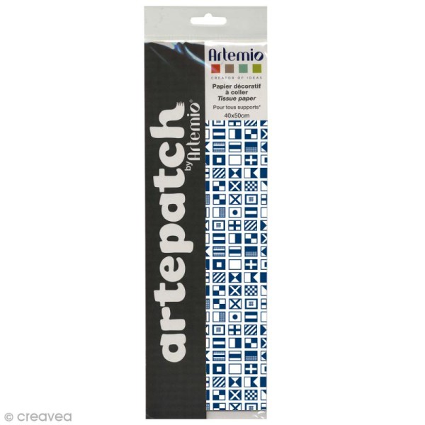 Papier Artepatch Long Island - Drapeaux & Textes - 40 x 50 cm - 2 pcs - Photo n°4