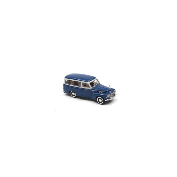 Miniature Volvo PV445 Duett bleu/gris 1956 - Echelle 1/43 - Neo Scale - Photo n°1