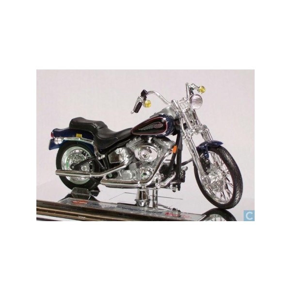 Miniature Harley Davidson 2001 FXSTS Springer TM Softail - Echelle 1/18 - Maisto - Photo n°1