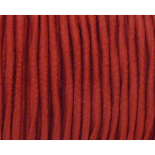 1m Fil Élastique 2mm De Couleur Rouge - Photo n°1