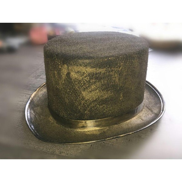 Chapeau Haut De Forme Steampunk Marron Rétro Vintage Création DIY Mixte Bronze - Photo n°1