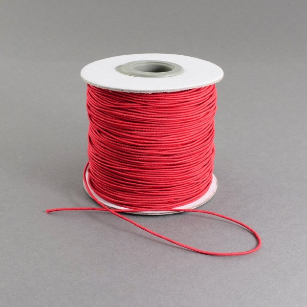 3M fil élastique rouge 1mm - nylon et caoutchouc - Photo n°1