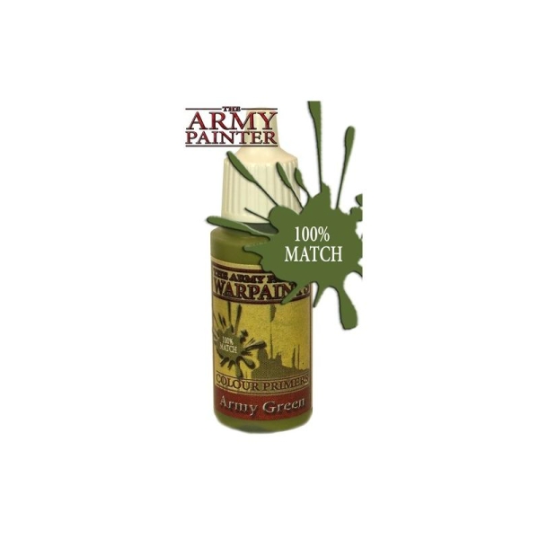Army Warpaints, Army Green peinture acrylique Pot 18 ml - Army Painter - Photo n°1