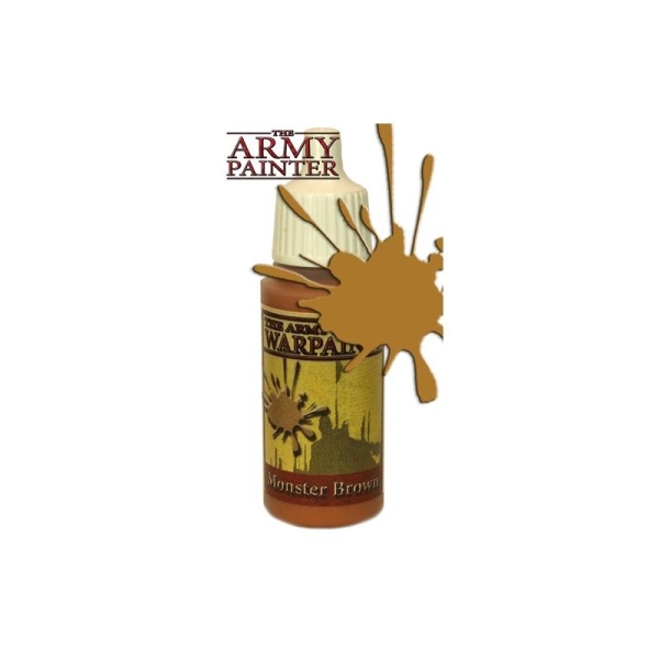 Army Warpaints, Monster Brown peinture acrylique Pot 18 ml - Army Painter - Photo n°1