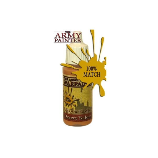 Army Warpaints, Desert Yellow peinture acrylique Pot 18 ml - Army Painter - Photo n°1