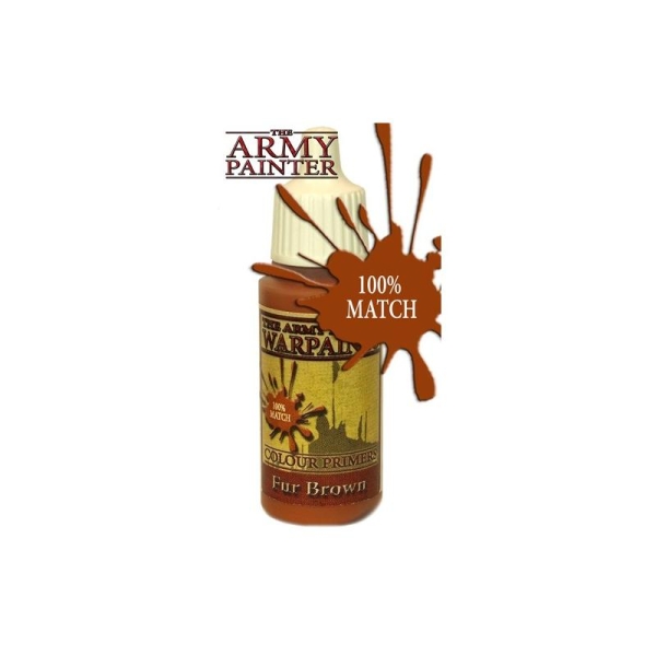 Army Warpaints, Fur Brown peinture acrylique Pot 18 ml - Army Painter - Photo n°1