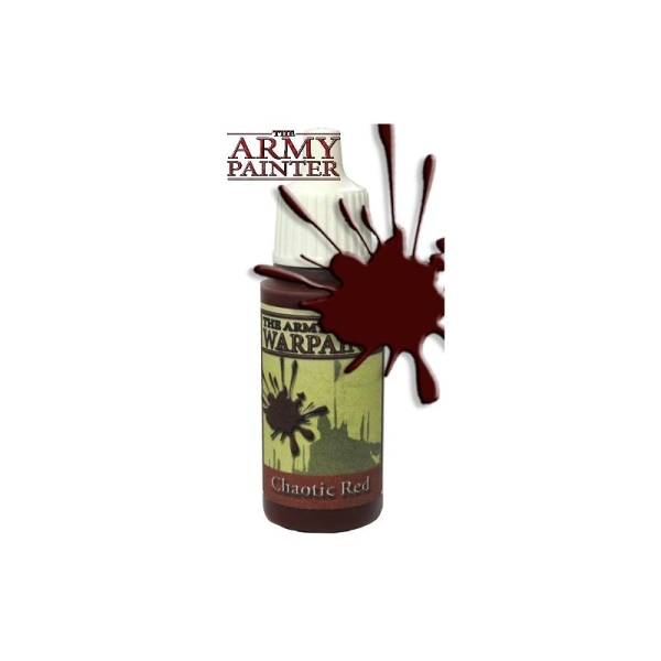 Army Warpaints, Chaotic Red peinture acrylique Pot 18 ml - Army Painter - Photo n°1
