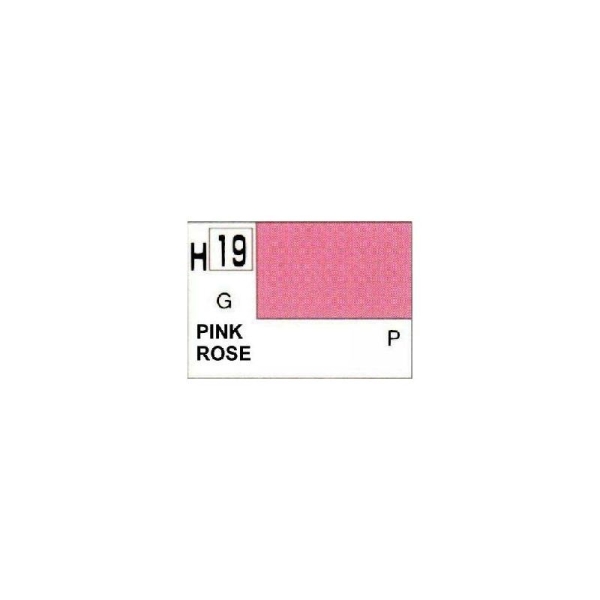 Rose Brillant  peinture acrylique 10 ml - Gunze H19 - Photo n°1