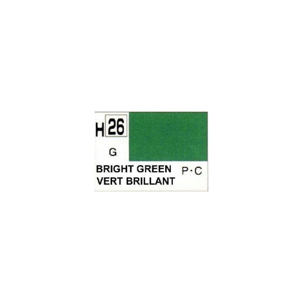 Vert Vif Brillant  peinture acrylique 10 ml - Gunze H26 - Photo n°1