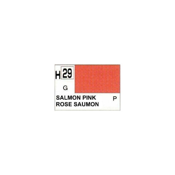 Rose Saumon Brillant  peinture acrylique 10 ml - Gunze H29 - Photo n°1