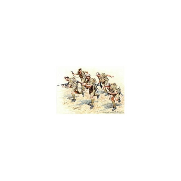 Figurines maquettes 8è Armée britannique Afrique du Nord, 2ème GM 1941/42 - Echelle 1/35 - Photo n°1