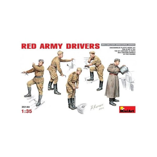 Maquette Red Army Drivers - Echelle 1/35 - Photo n°1