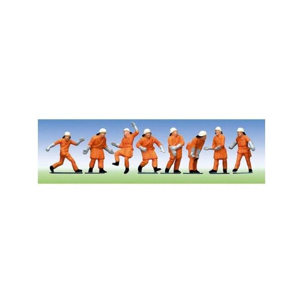 Pompiers uniforme Orange  - Echelle HO - Photo n°1