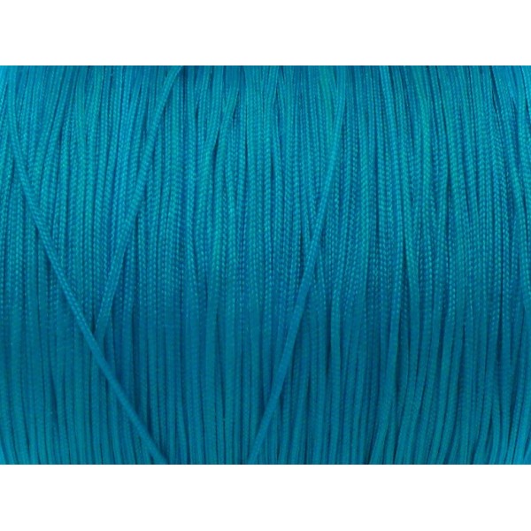 10m Fil De Jade 1mm Bleu Turquoise - Idéal Pour Bracelet Wrap - Photo n°2