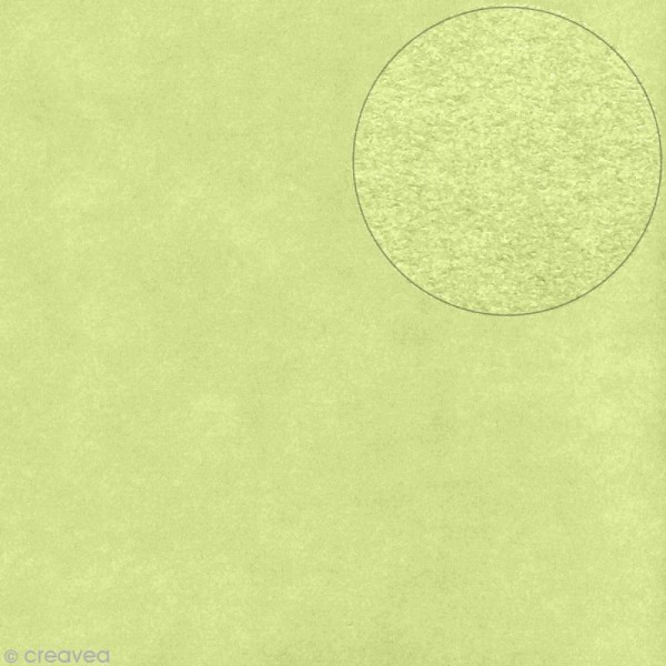 Papier Bazzill 30 x 30 cm - Lisse - Smoothies Apple crush (Vert pomme) - Photo n°1