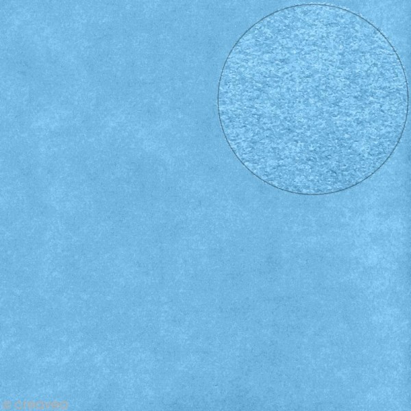 Papier Bazzill 30 x 30 cm - Lisse - Smoothies Caribbean breeze (Bleu caraïbes) - Photo n°1